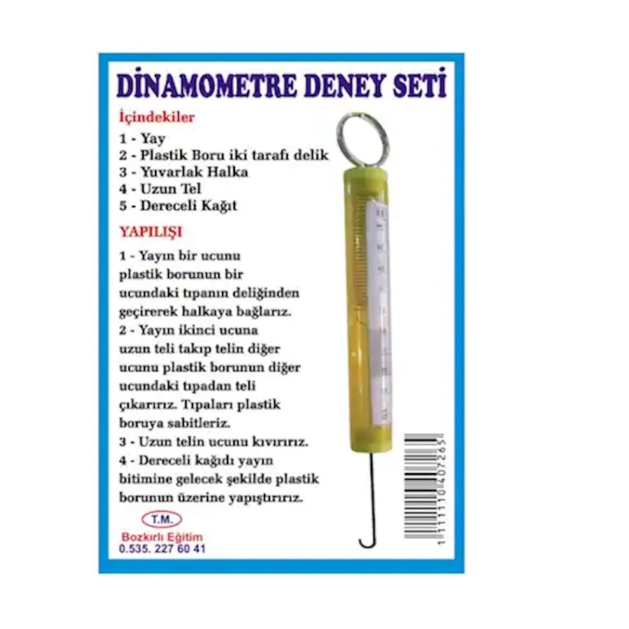 Dinamometre Deney Seti