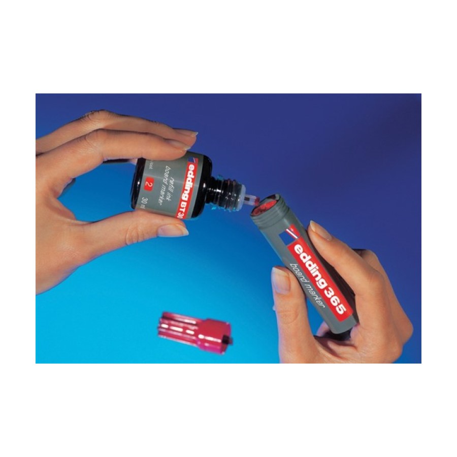 Tahta Kalem Mürekkebi 30 Ml Kırmızı Edding