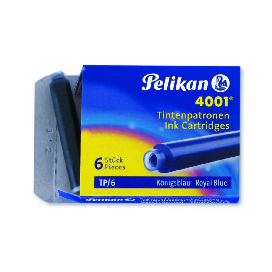 Dolma Kalem Kartuşu Mavi 6 LI Pelikan