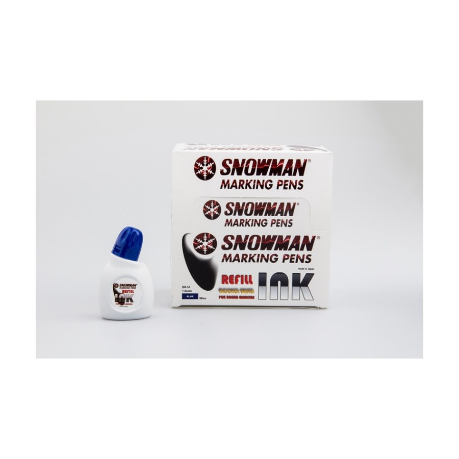 Tahta Kalem Mürekkebi Mavi 30cc Bn-1a M Snowman