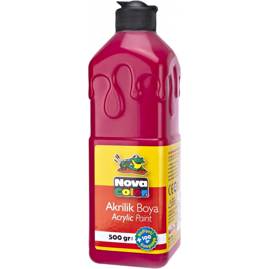 Akrilik Boya 500 Ml Kırmızı Nova Color