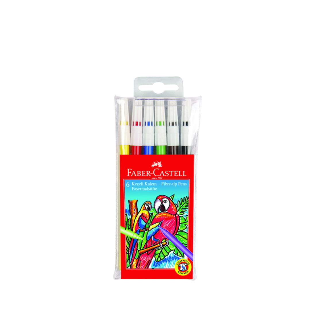 Keçeli Kalem 6 LI Yıkanabilir Faber Castell