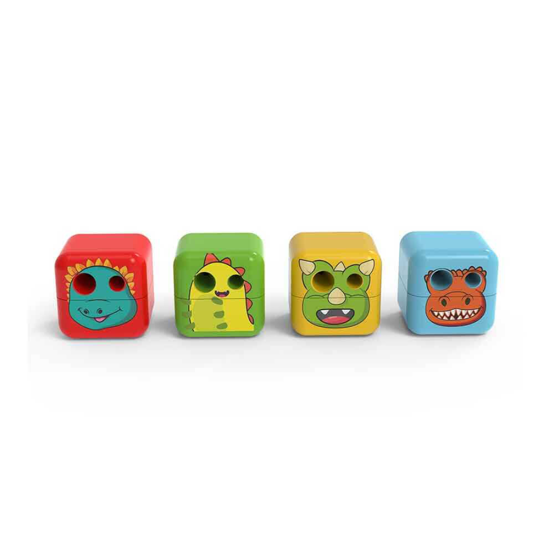 Kalemtıraş Dinozorlar Çiftli Adel Cubies