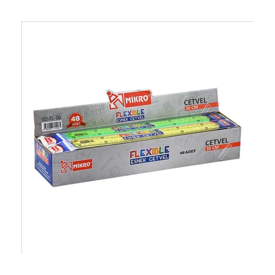 Esnek Cetvel 30 Cm Mikro