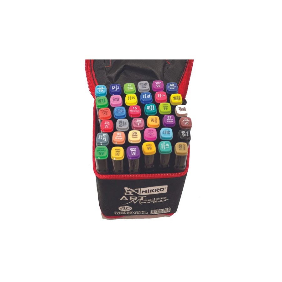 Mikro Art Çift Uçlu Marker 36lı