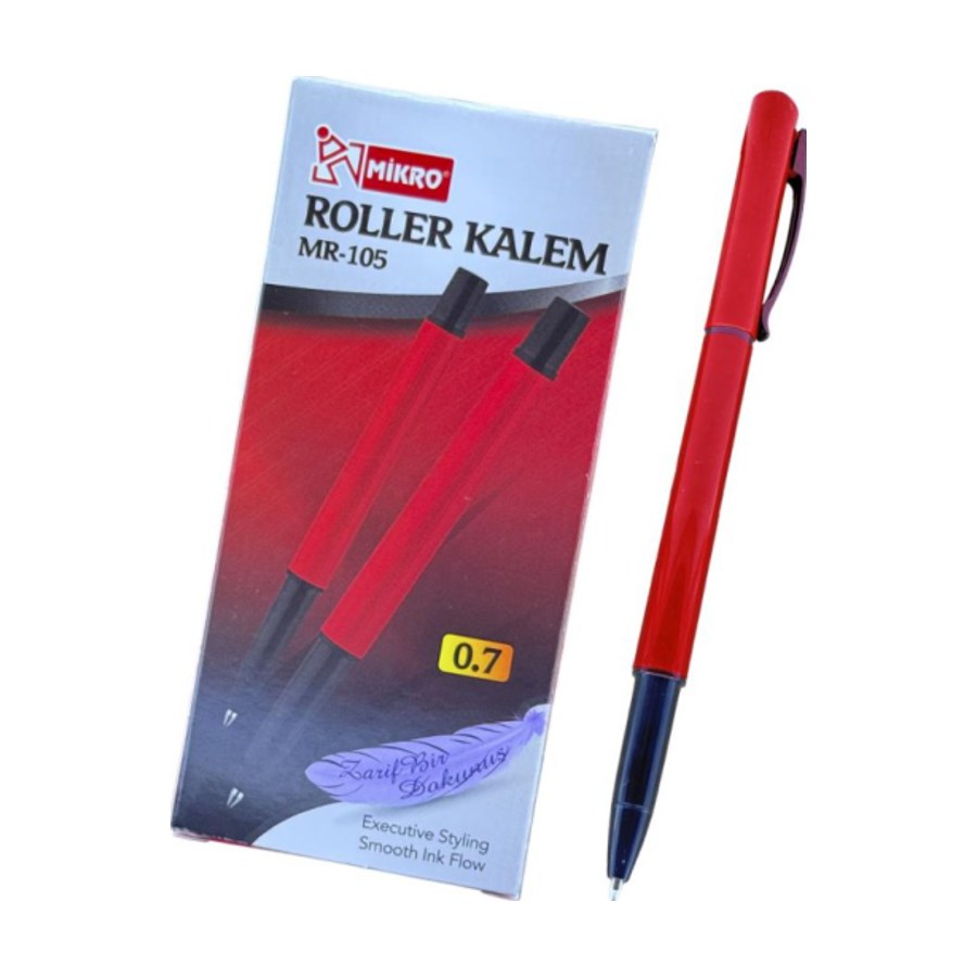 07 MM Roller Kalem Kırmızı Mikro