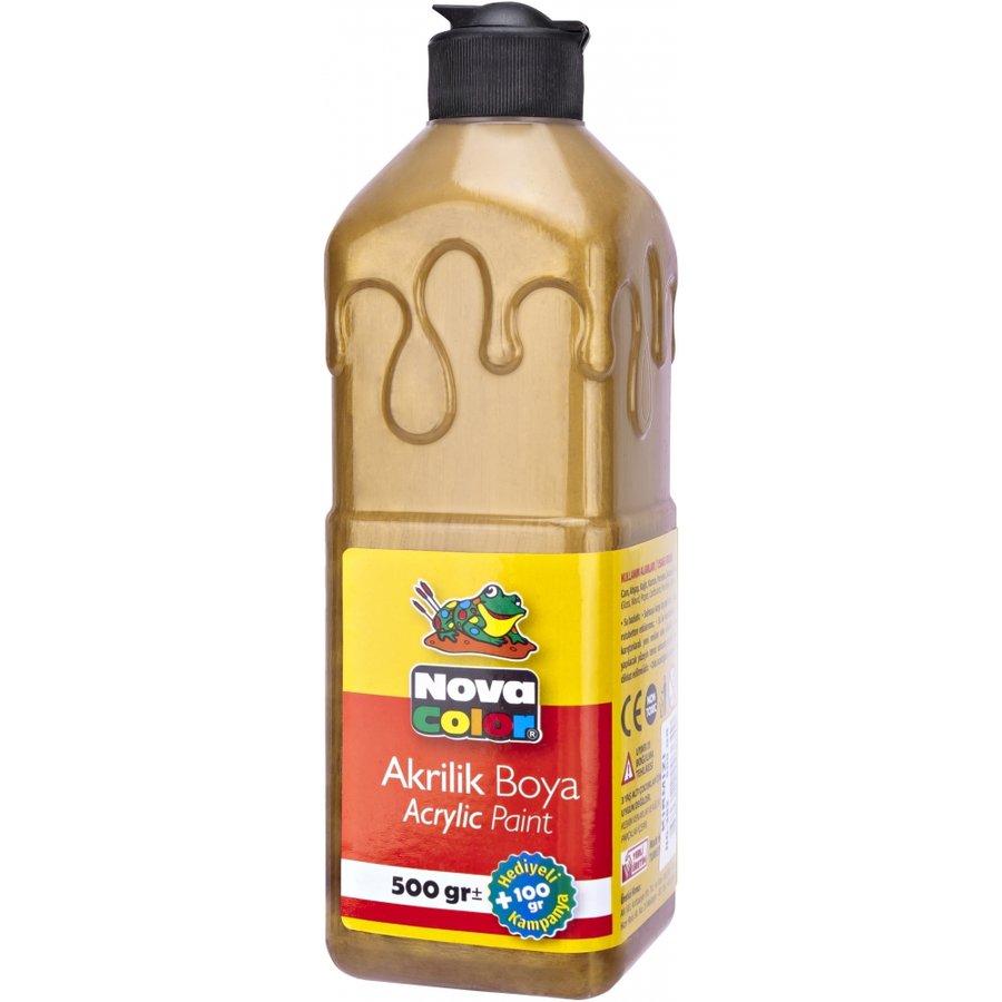 Akrilik Boya 500 Ml Altın Nova Color