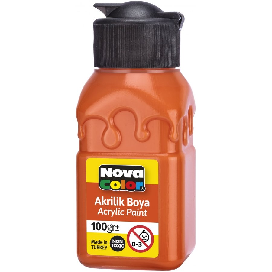 Akrilik Boya 100 GR Turuncu Nova Color Nc 2017