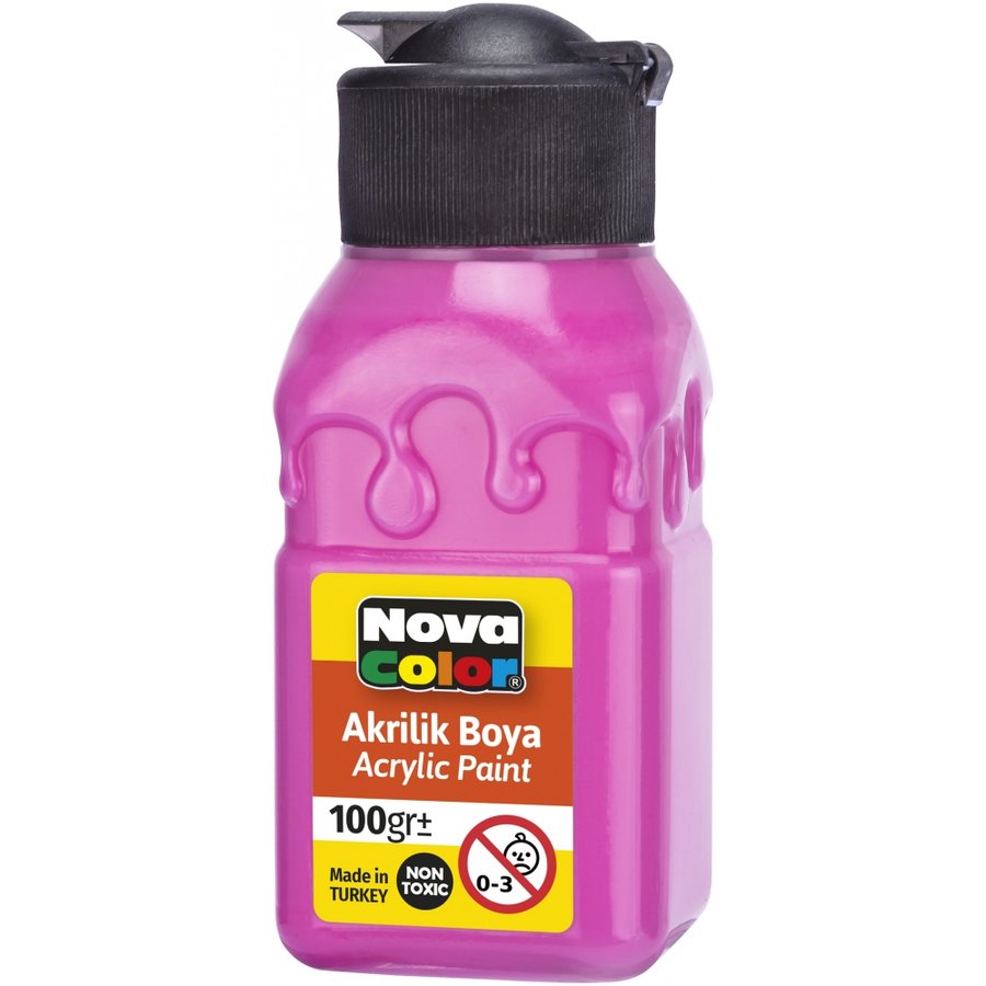 Akrilik Boya 100 GR Pembe Nova Color Nc 2019
