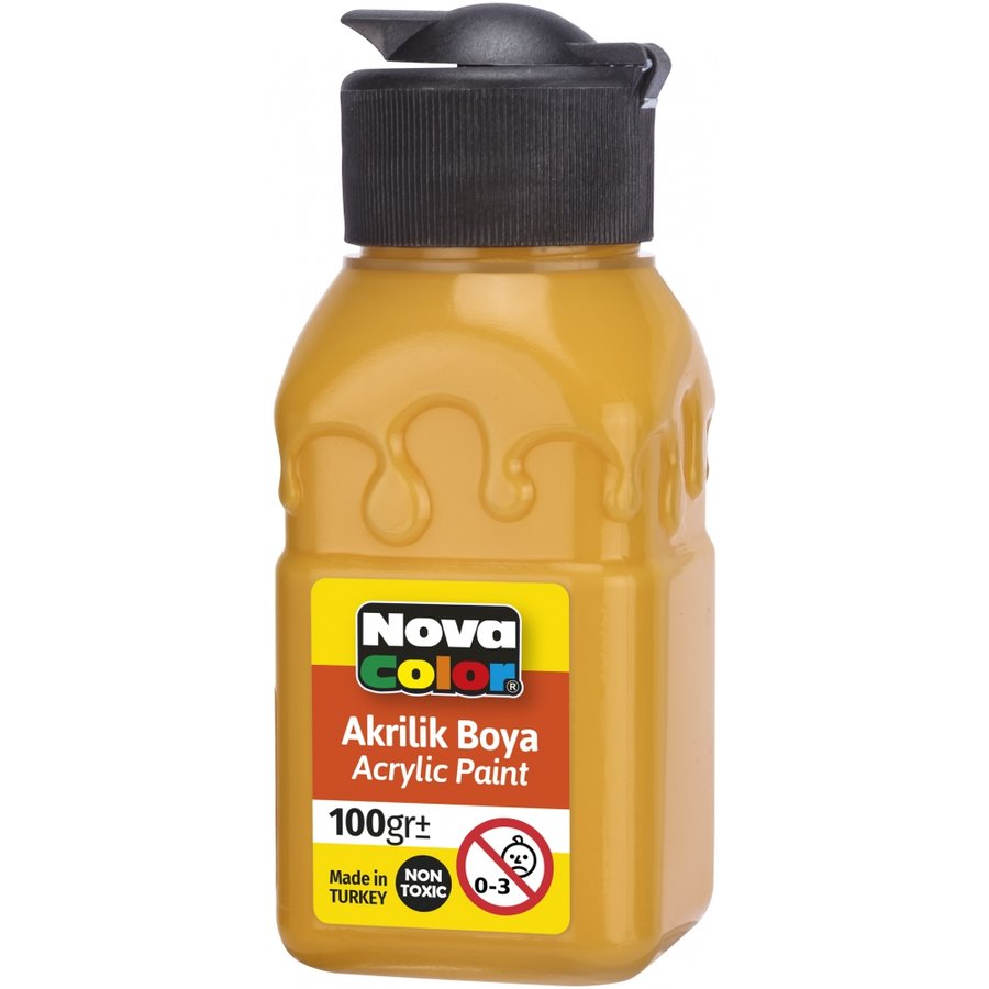 Akrilik Boya 100 GR Gunes Sarı Nova Color Nc 2022