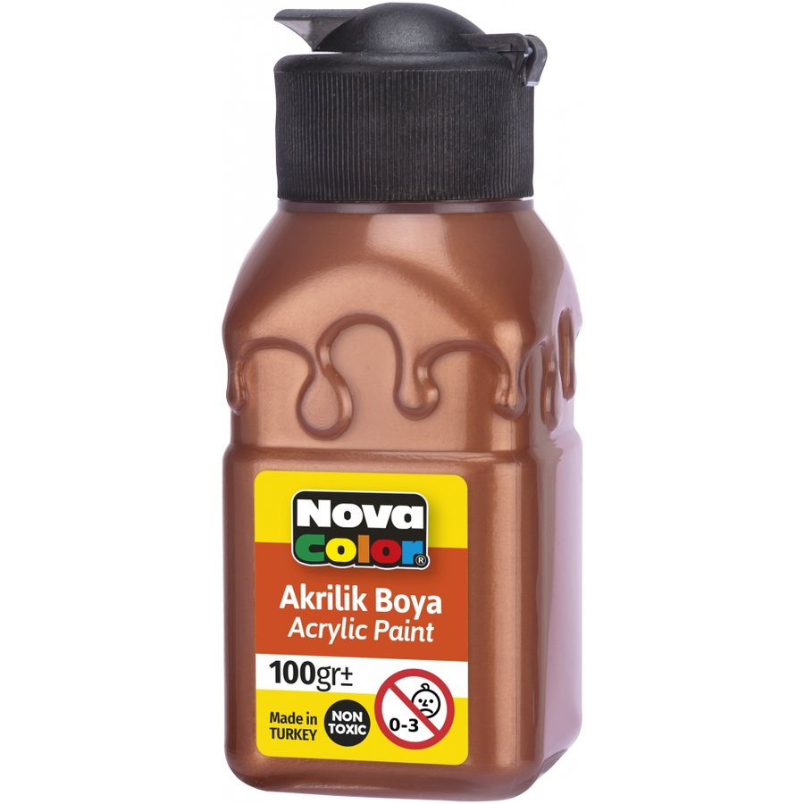 Akrilik Boya 100 GR Bakır Nova Color Nc 2037
