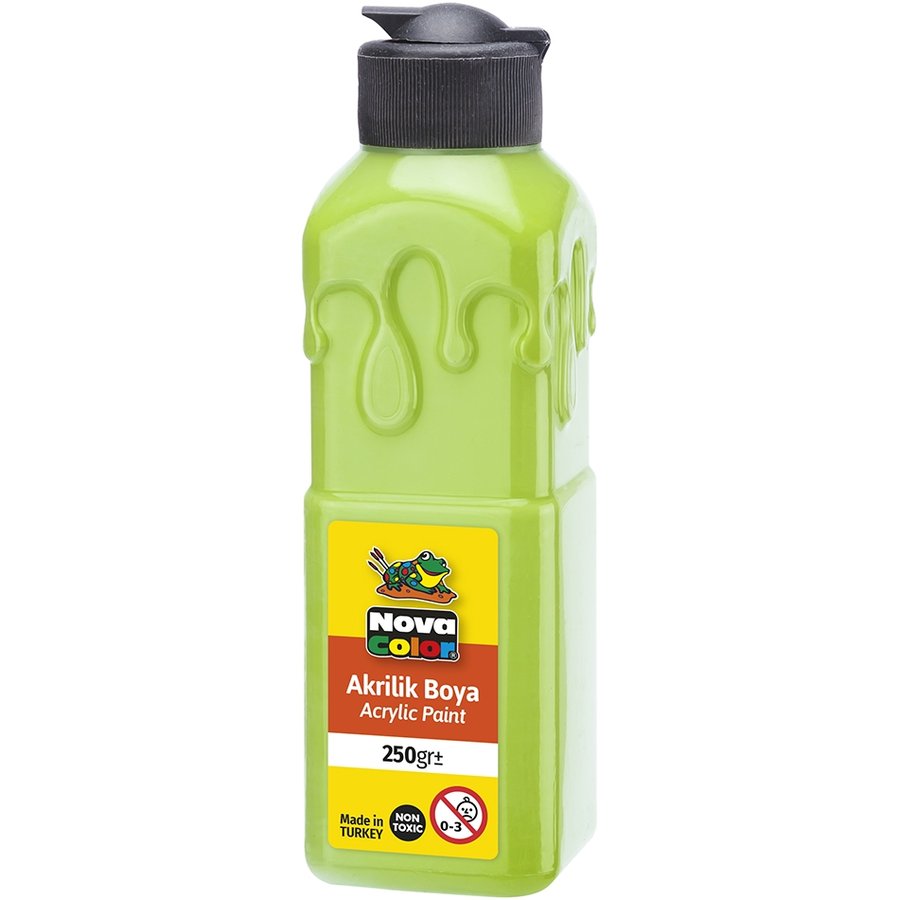 Akrilik Boya 250 Ml Acık Yesıl Nova Color Nc 3021