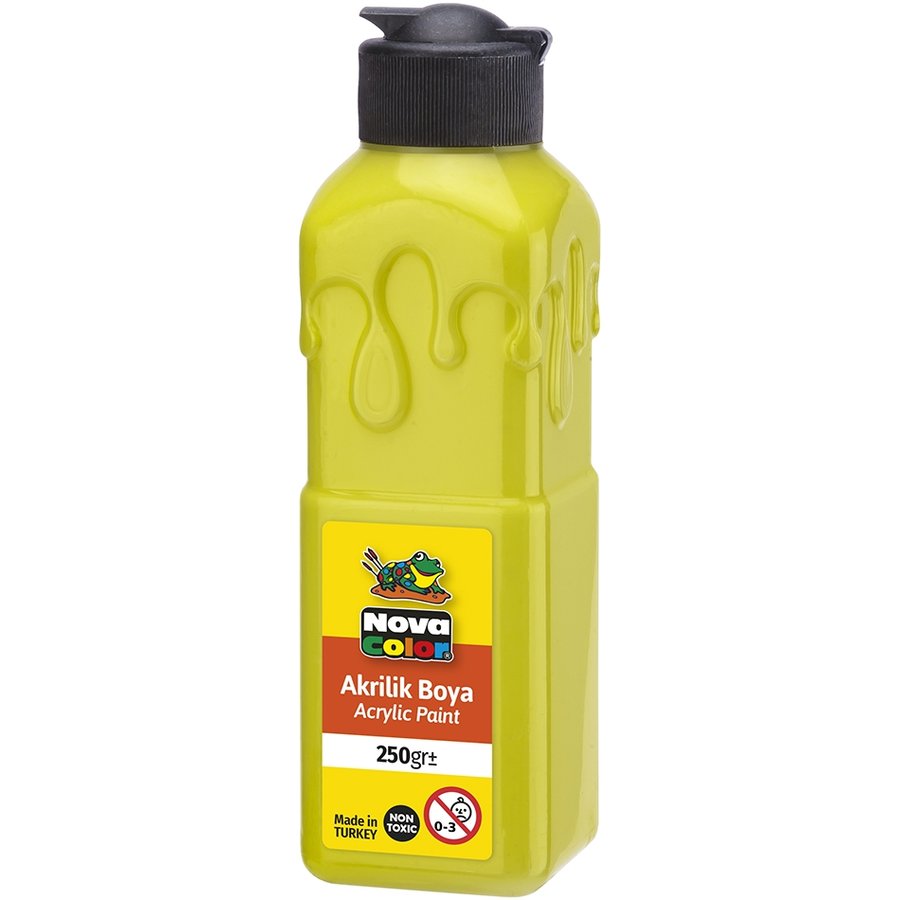 Akrilik Boya 250 Ml Lımon Sarı Nc 3032