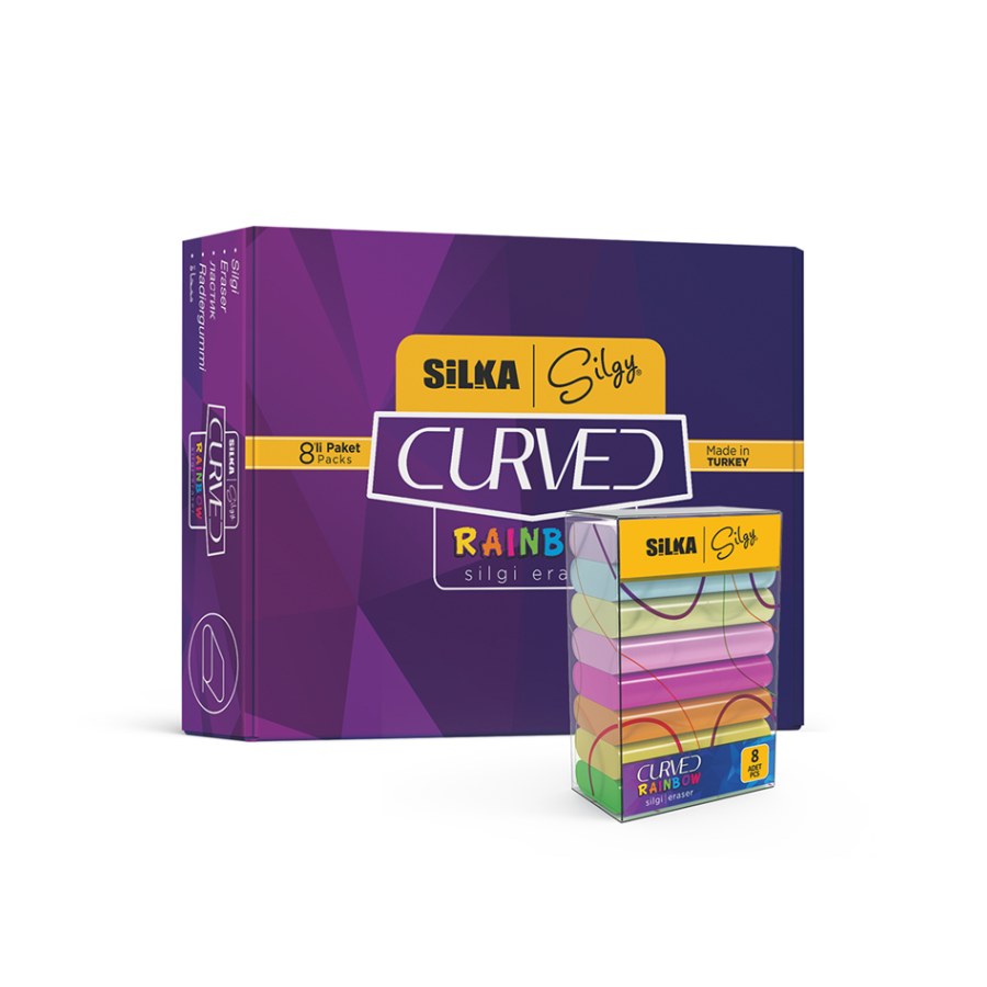 Silgi Curved Raınbow Silgi Silka