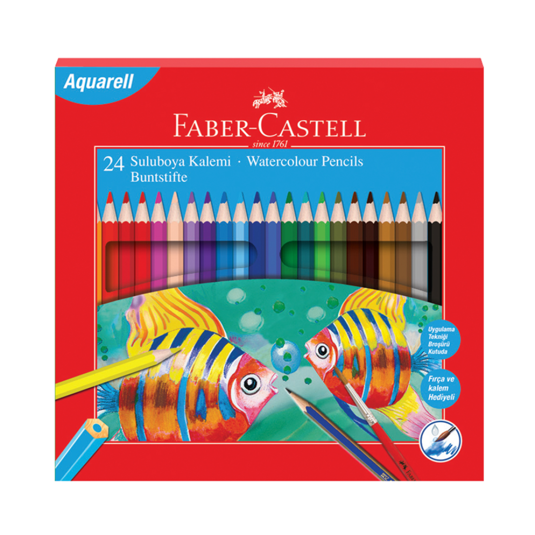 Sulu Boya Kalemi 24 LÜ Faber Castel