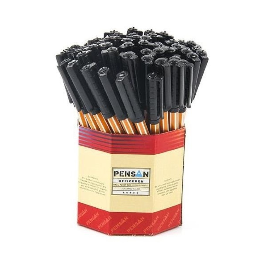 Tükenmez Kalem 1 MM Siyah Pensan Offıce Pen