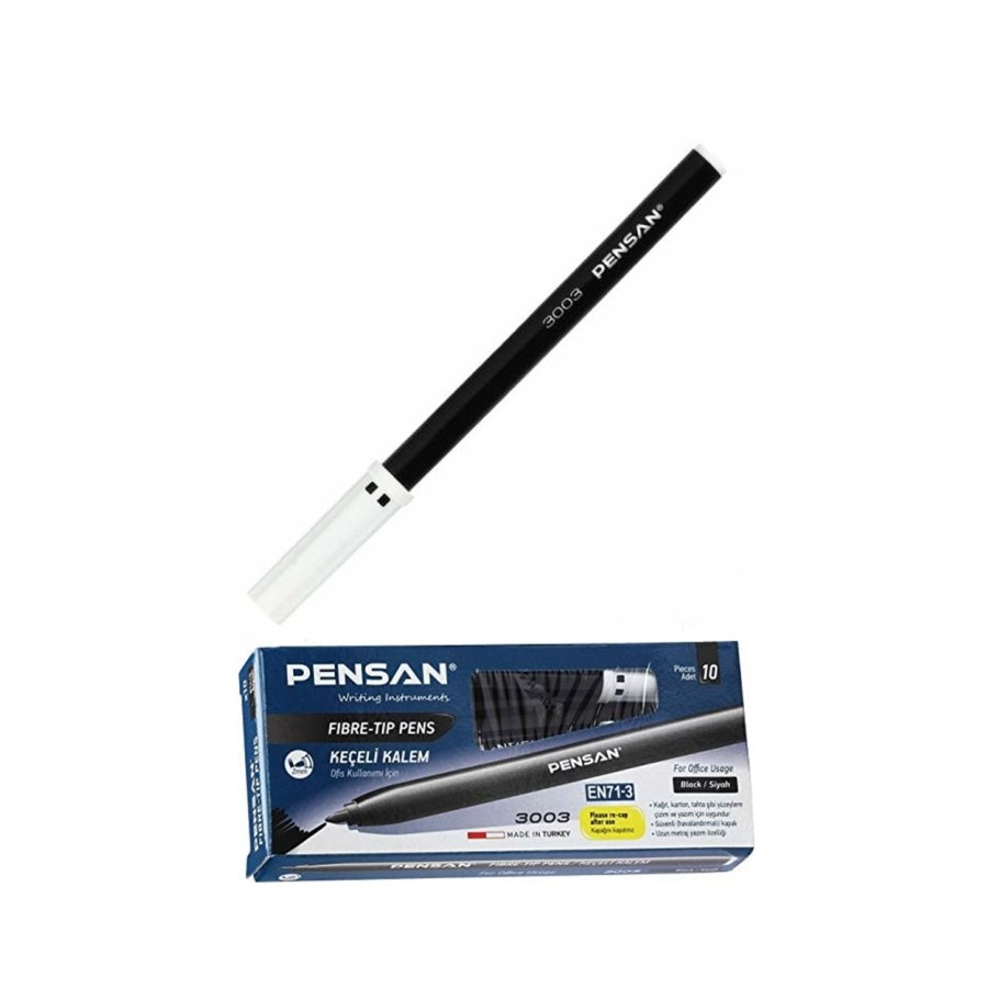 Keçeli Kalem Siyah Pensan