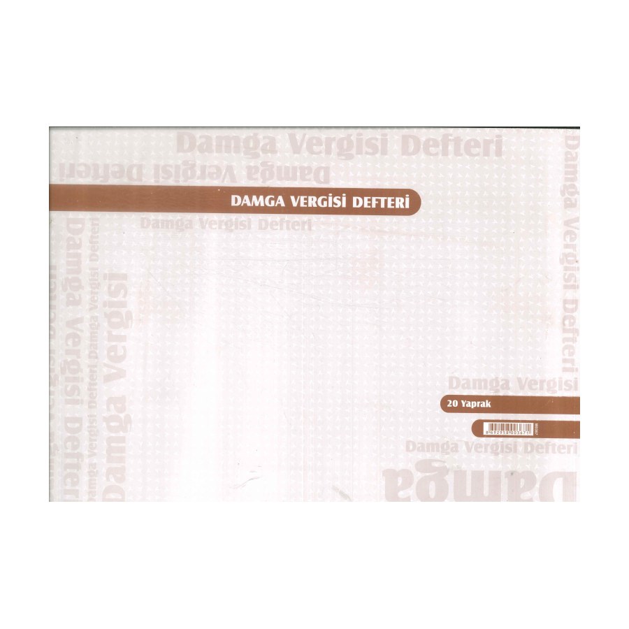 Damga Vergisi Defteri 20 YP Armat