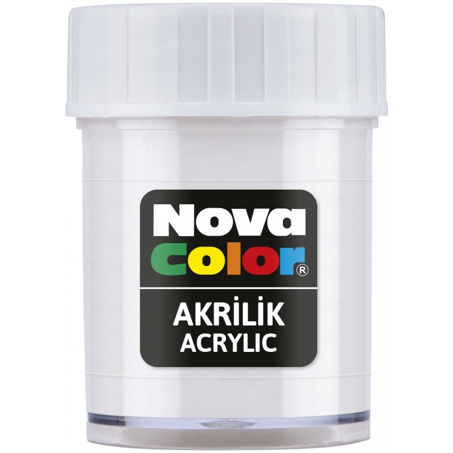 Akrilik Boya 35 Ml Beyaz Nova Color