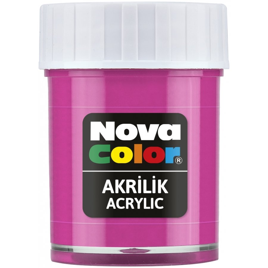 Akrilik Boya 30 Ml Pembe Nova Color