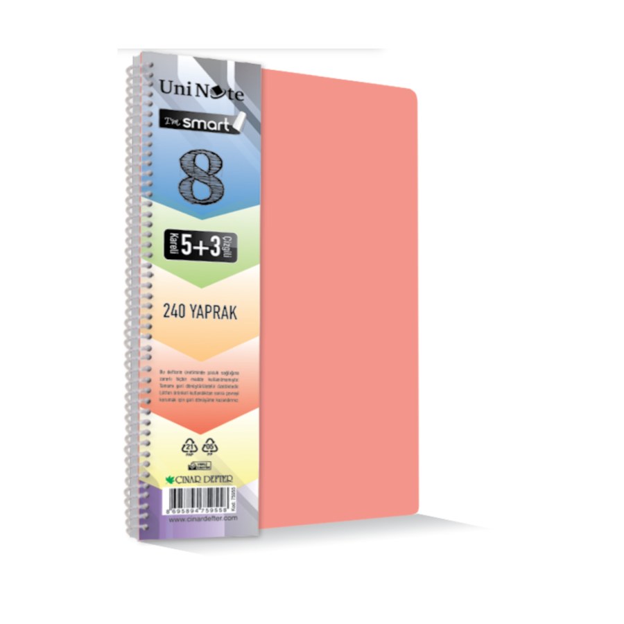 5+2 175 YP Smart Ayraçlı Defter