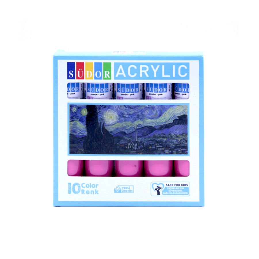 Akrilik Boya 25 Ml Pembe Südor
