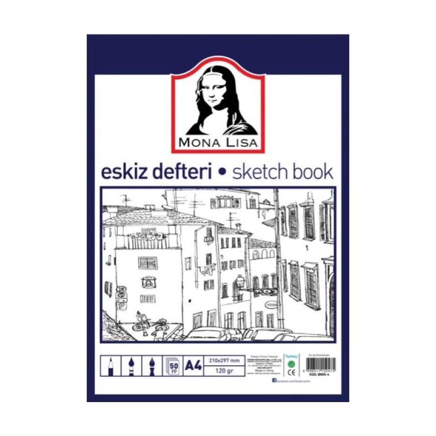 Eskiz Defter A-4 120 GR 50yp Bn05-4 Südor