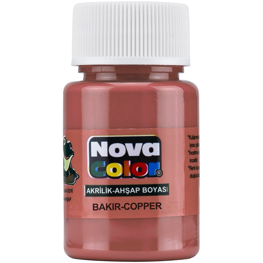 Akrilik Boya 30 GR Bakır Nova Color