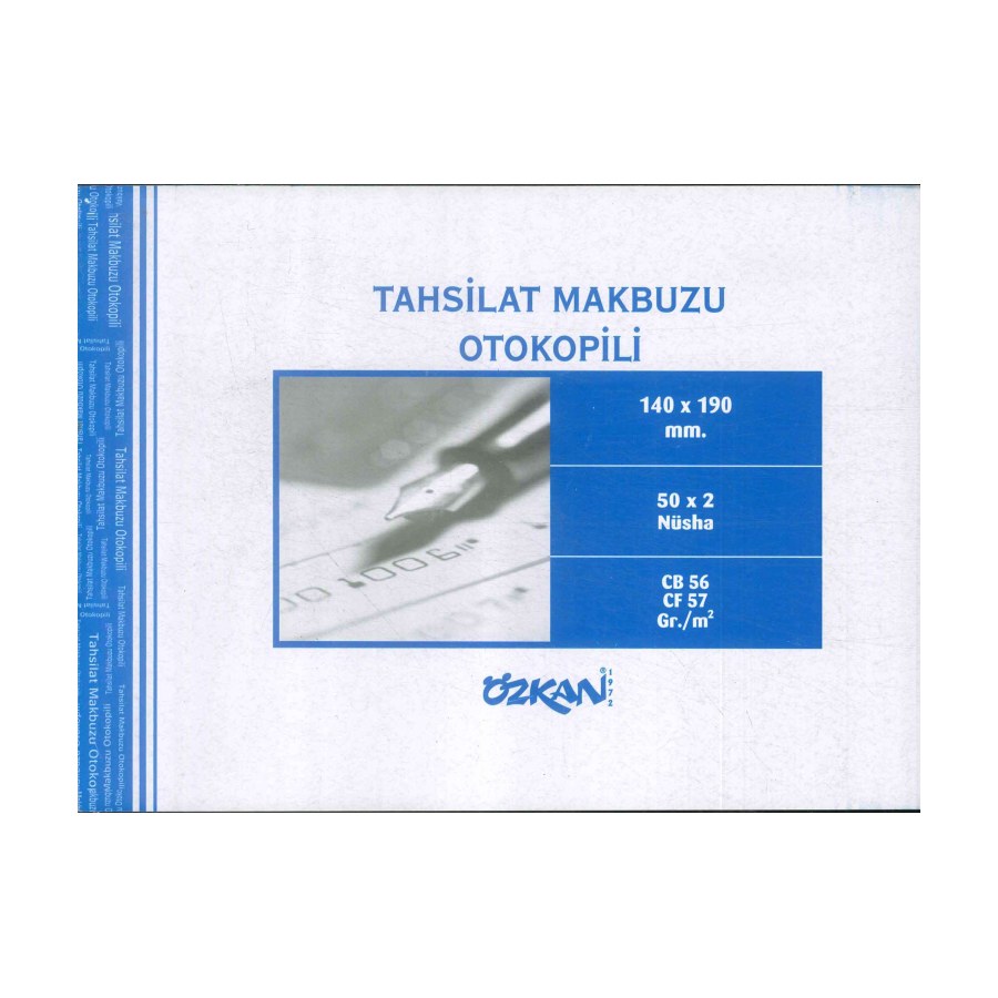 Tahsilat Makbuzu Otokopili 140x190mm Özkan