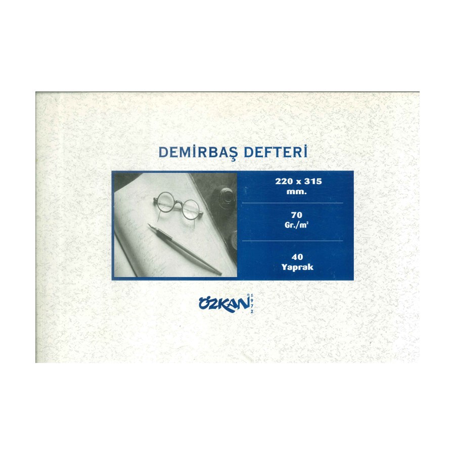 Demirbaş Eşya Defteri 220x315 40 YP Özkan