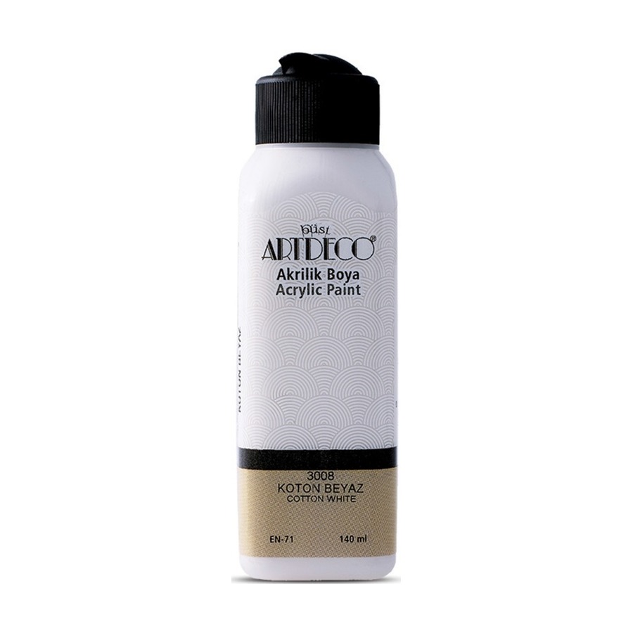 Akrilik Boya 140 Ml Koton Beyaz Y-070r-300 Artdeco