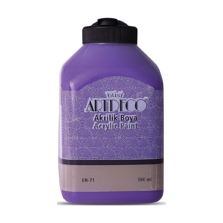 Akrilik Boya 500 Ml Mor Artdeco