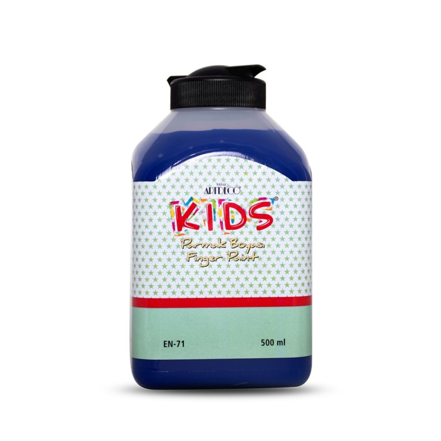 Parmak Boyası 500 Ml Mavi Art Deco Kids