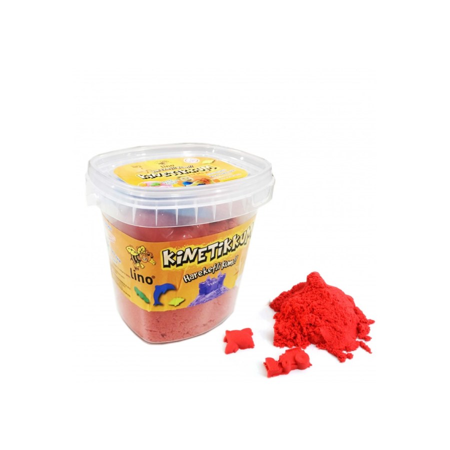 Kınetık Kum Kırmızı 500 GR Lino
