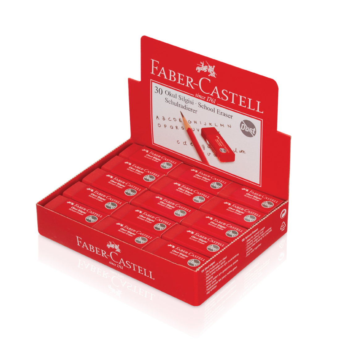 Silgi Okul Silgisi Kırmızı Küçük Faber Castel