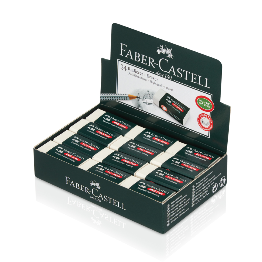 Silgi Pvc-free Beyaz Silgi Fc 7085/24 Faber Castel