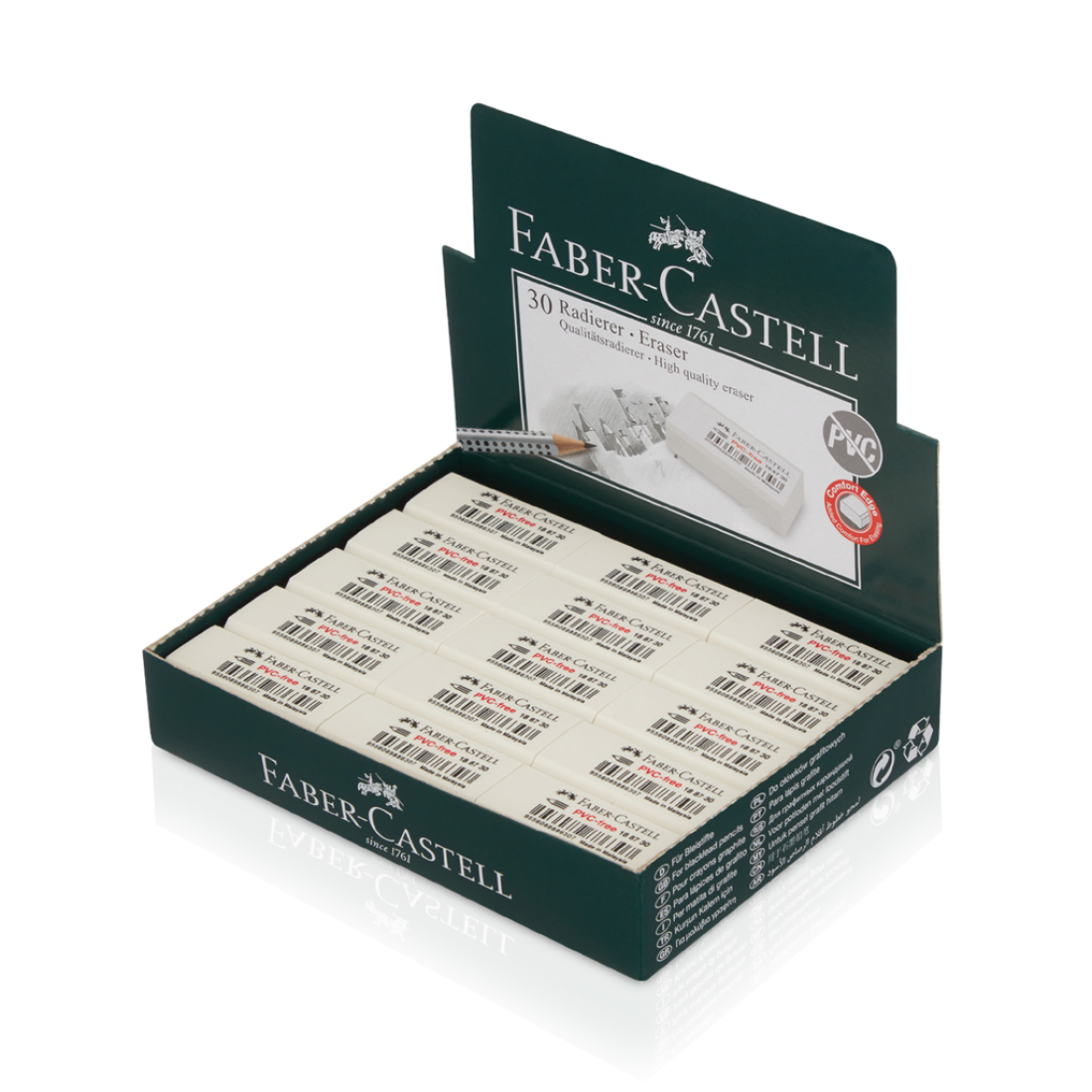 Silgi PVC Free Orta Beyaz Silgi Faber Castell