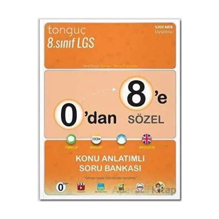 0'dan 8'e Sözel Konu Anlatımlı Soru Bankası