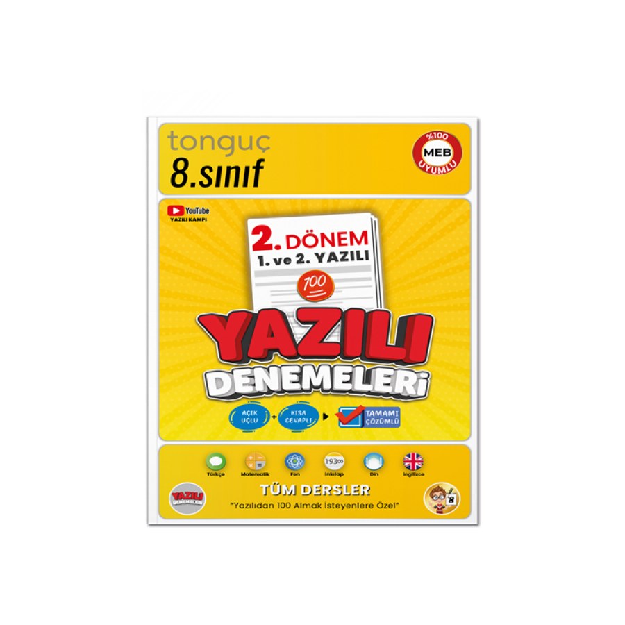 8. Sınıf Yazılı Denemeleri 2. Dönem 1 Ve 2.yazılı