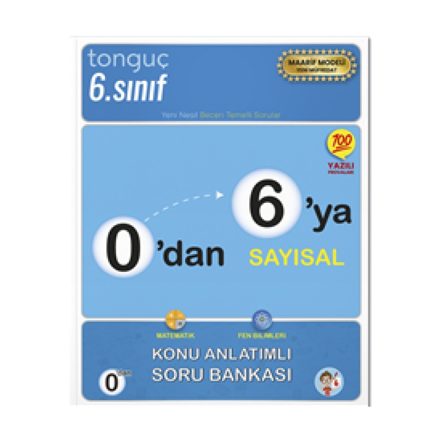 0`dan 6`ya Sayısal Konu Anlatımlı Soru Bankası Ton